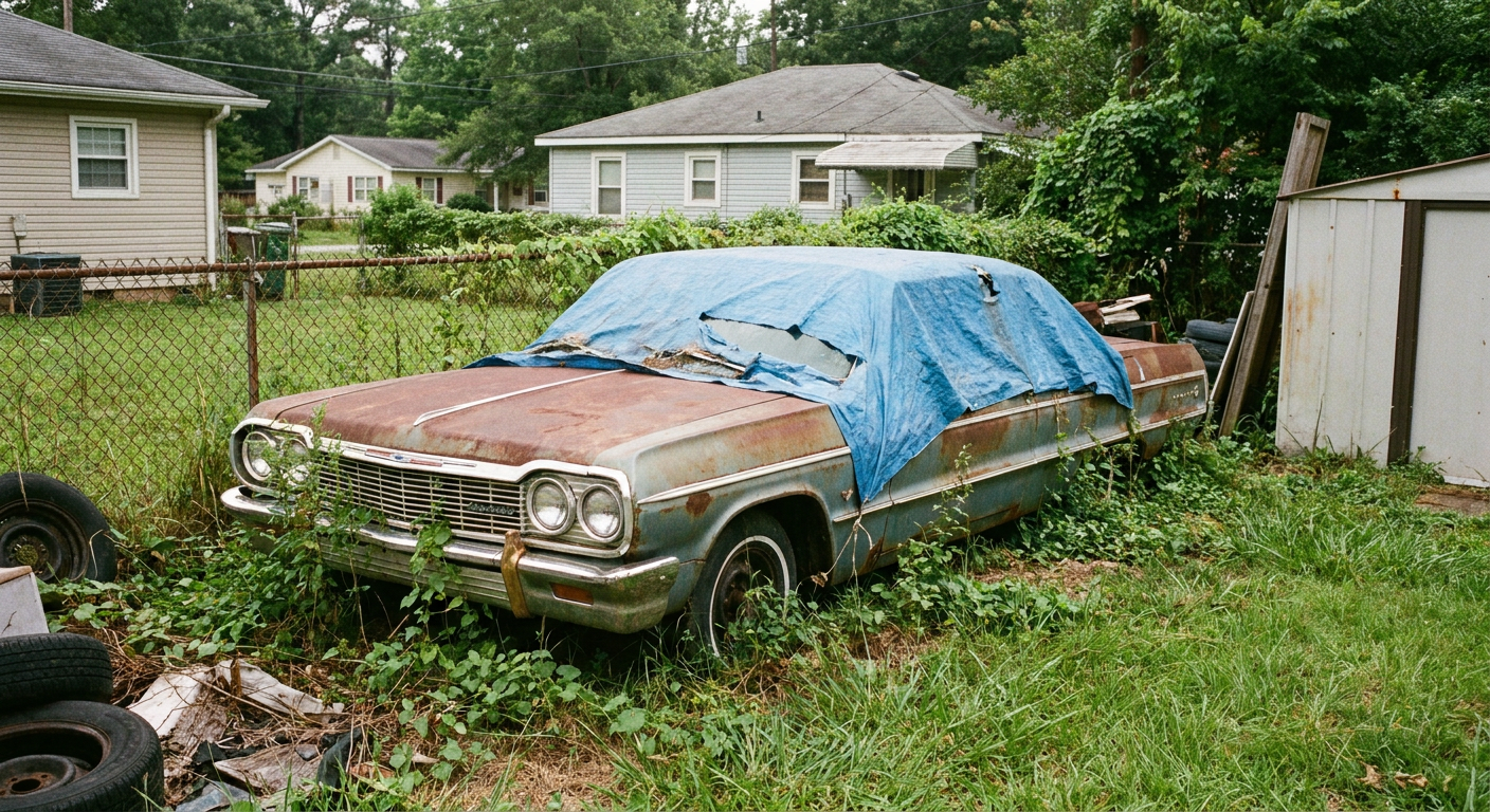 Junk car purchased without title in Duluth GA - paperwork handled by buyer