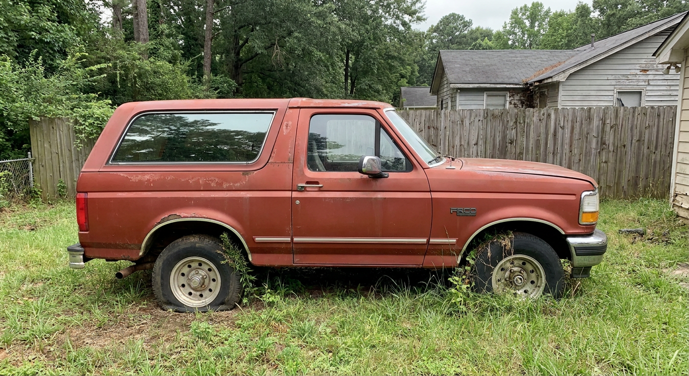 Non-running vehicle cash offer in Gwinnett County near Duluth, Georgia